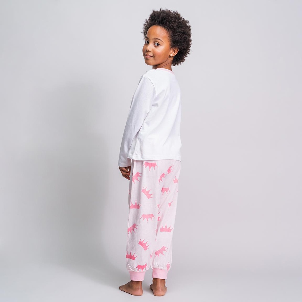 PIJAMA PRINCESAS BLANCO T.5