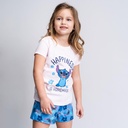 PIJAMA STITCH CORTO T.3 AZUL