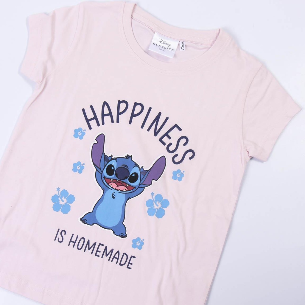 PIJAMA STITCH CORTO T.3 AZUL