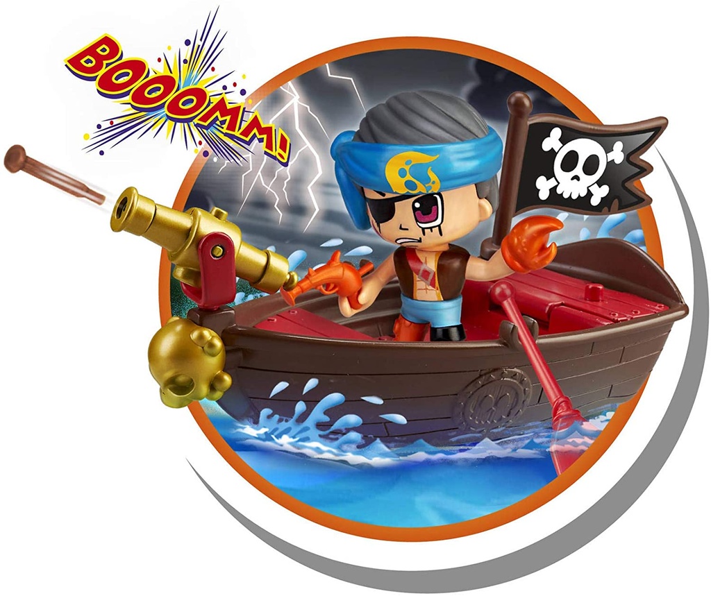 PIN Y PON ACTION BOTE PIRATA