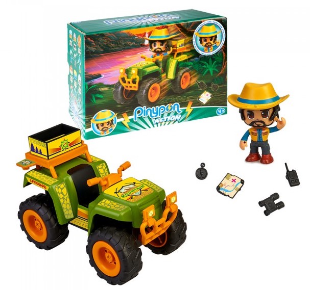 PIN Y PON ACTION WILD COCHE QUAD