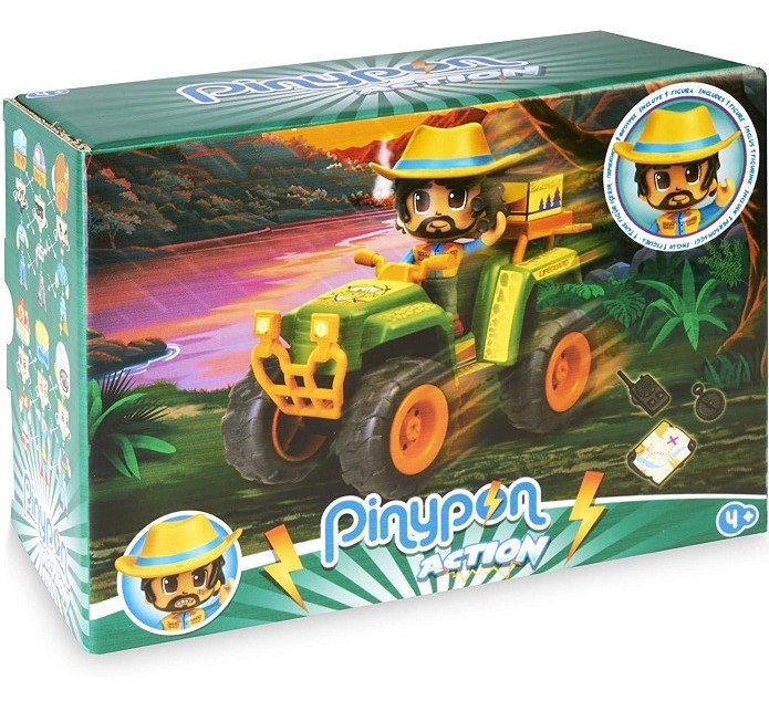 PIN Y PON ACTION WILD COCHE QUAD