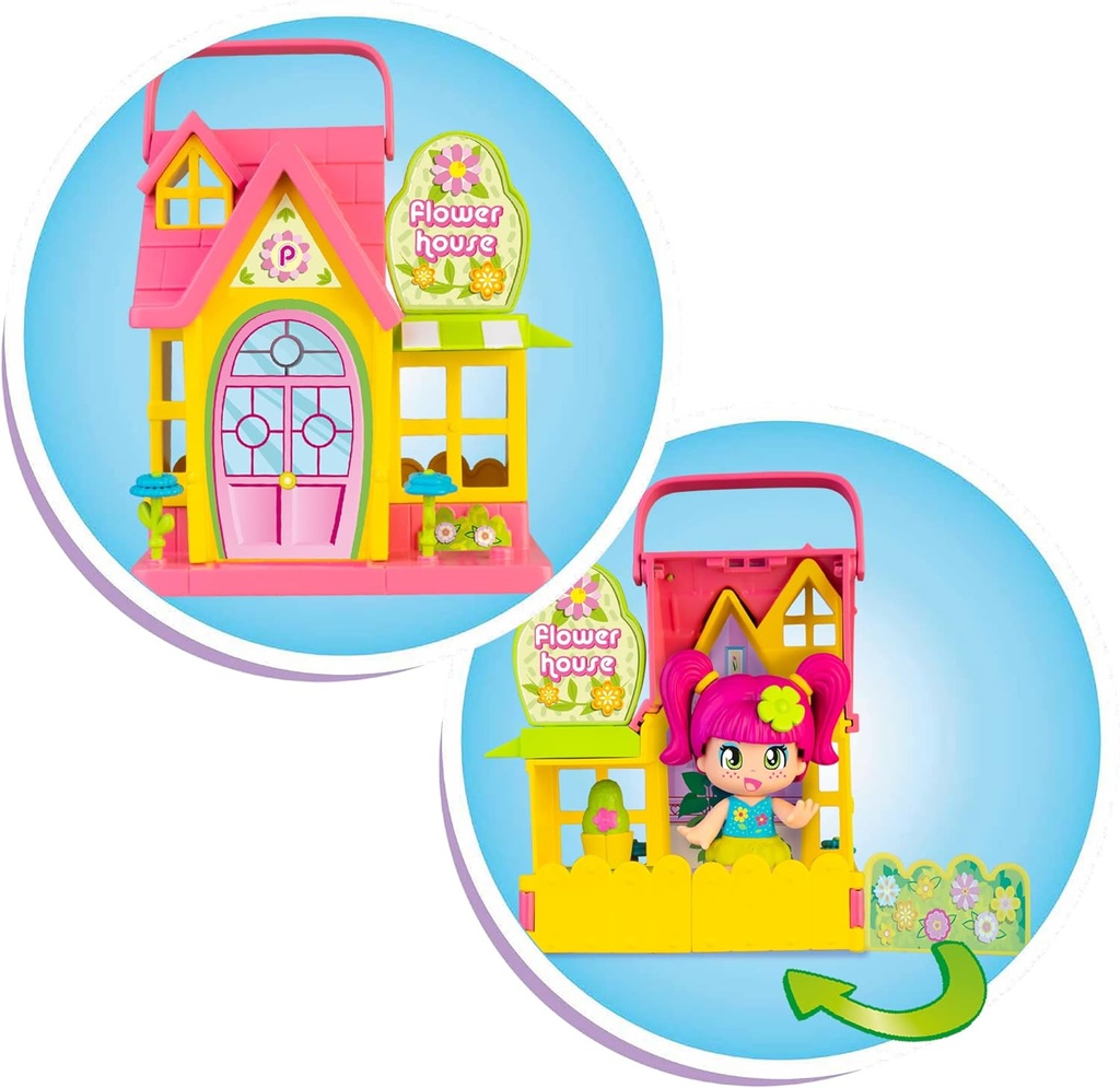 PIN Y PON MINI CASITAS ARCO IRIS