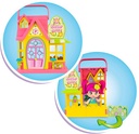 PIN Y PON MINI CASITAS ARCO IRIS