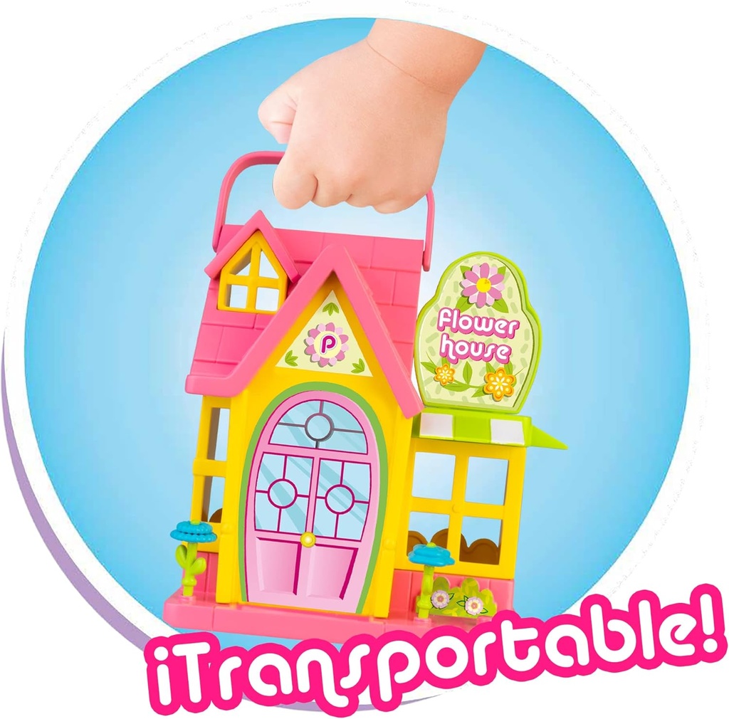 PIN Y PON MINI CASITAS FLORES
