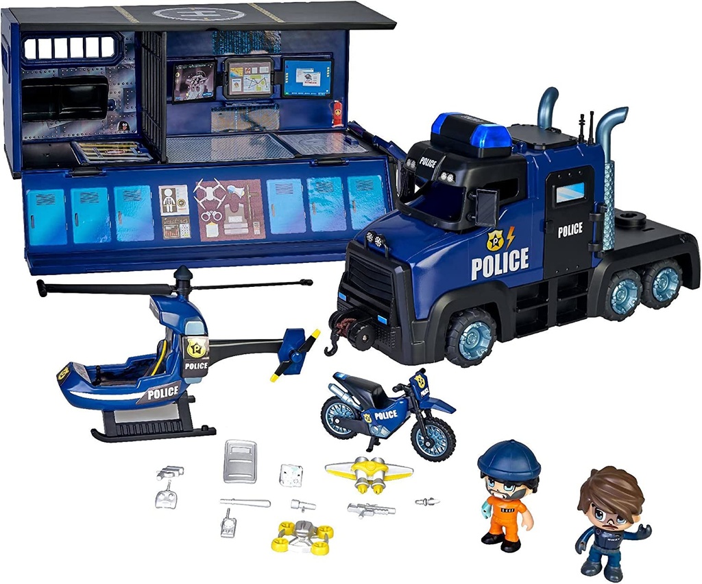 PIN Y PON SUPER CAMION POLICIA