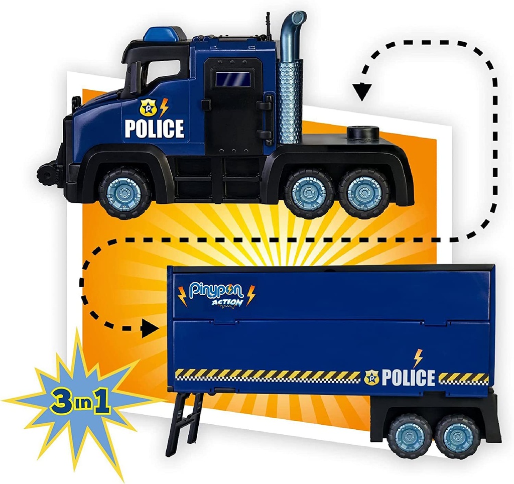 PIN Y PON SUPER CAMION POLICIA