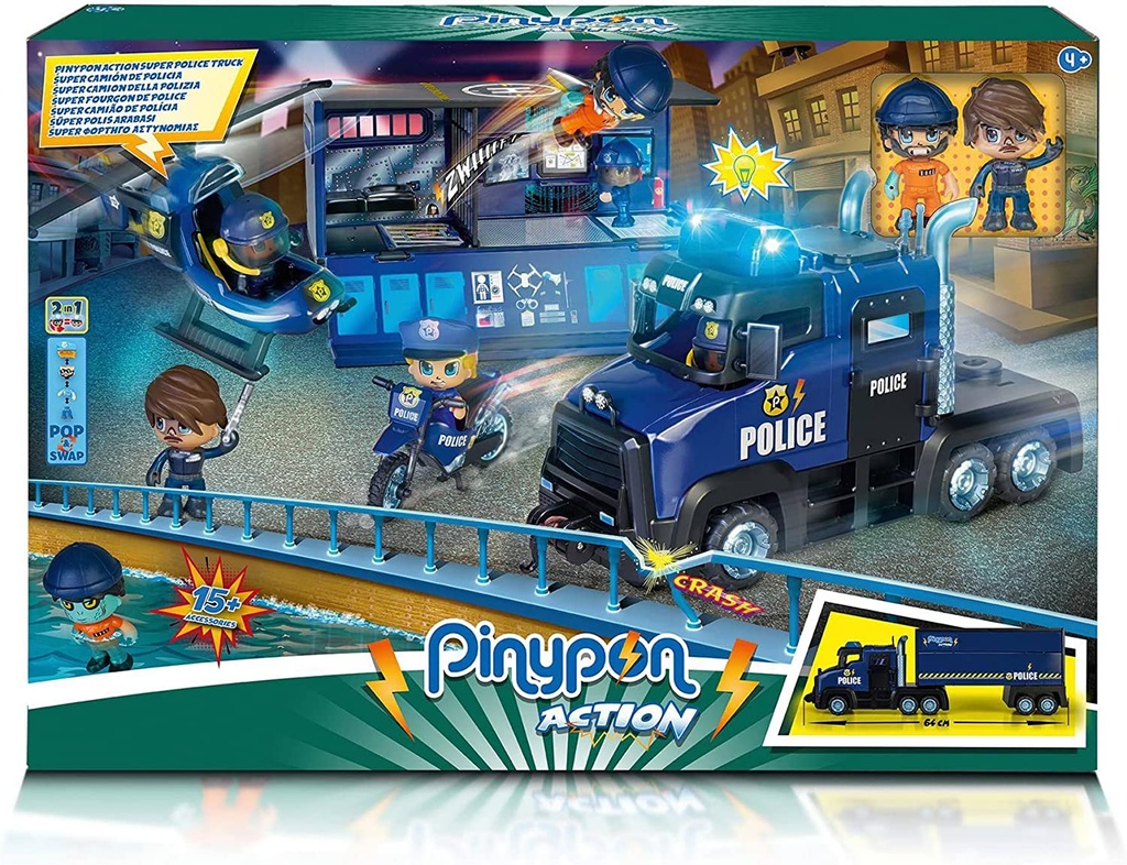 PIN Y PON SUPER CAMION POLICIA