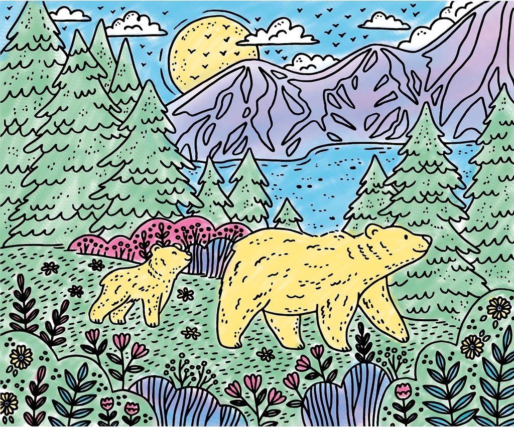 PINTURA MAGICA BOSQUE