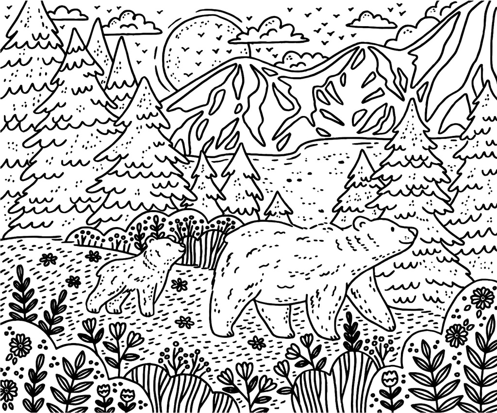 PINTURA MAGICA BOSQUE