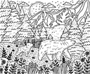 PINTURA MAGICA BOSQUE