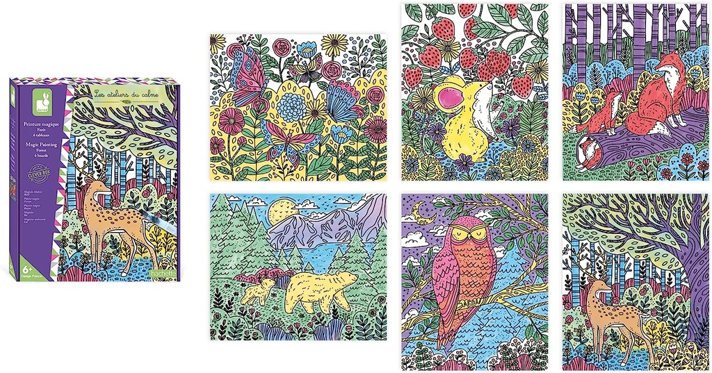 PINTURA MAGICA BOSQUE
