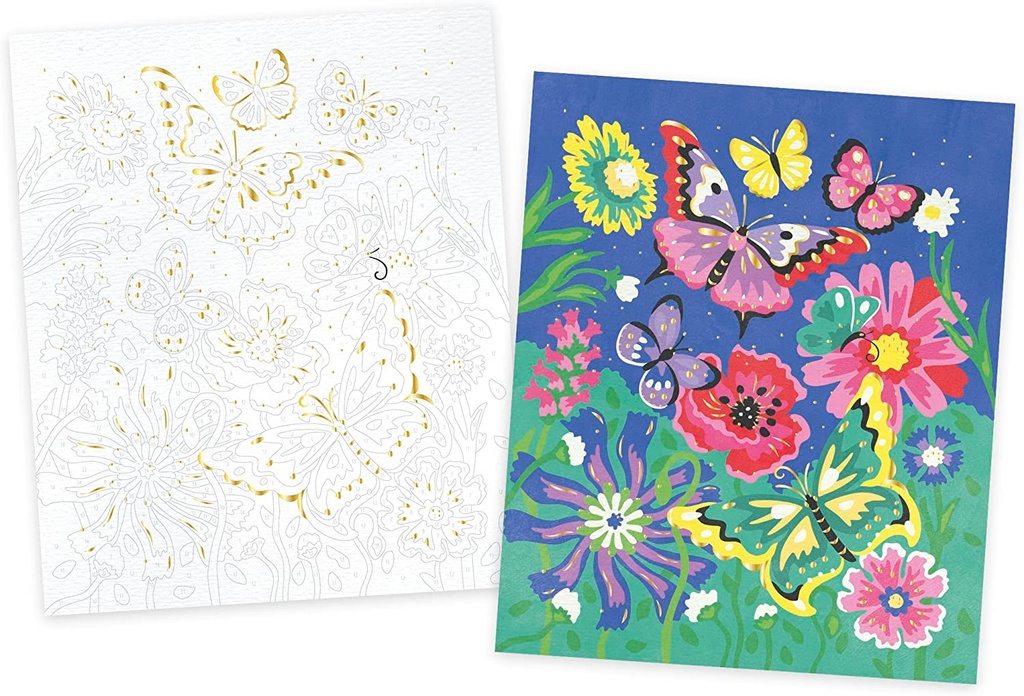PINTURA P/NUMEROS MARIPOSAS