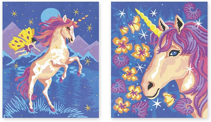PINTURA POR NUMEROS UNICORNIOS