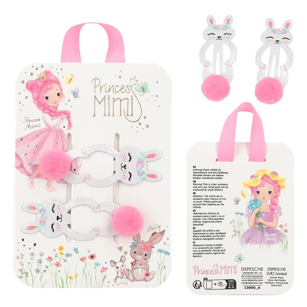 PINZA PELO POMPON PRINCESS MIMI
