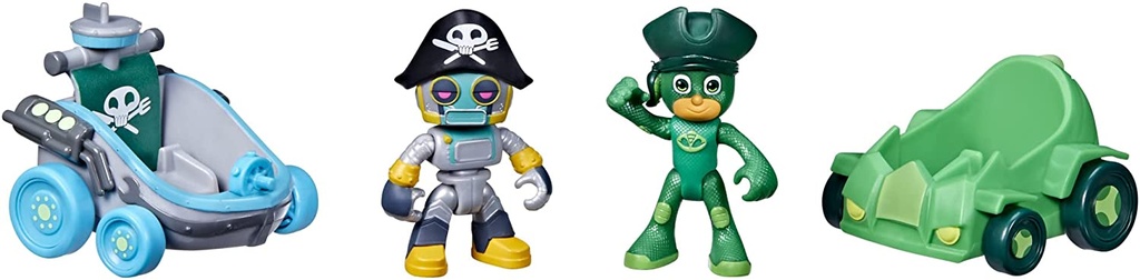 PJ MASKS GEKKO vs.PIRATE ROBOT