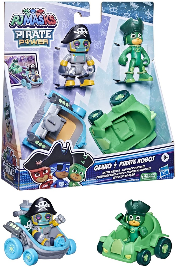 PJ MASKS GEKKO vs.PIRATE ROBOT