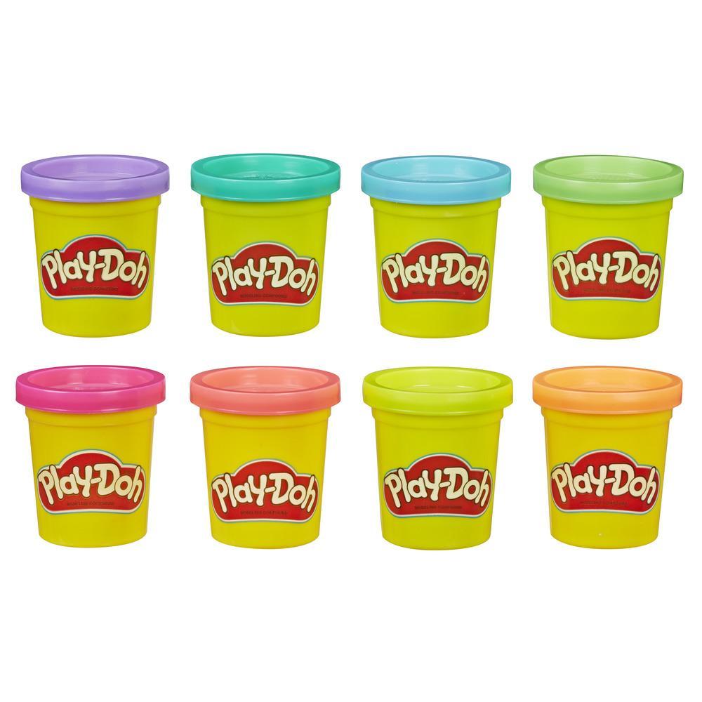 PLAY-DOH 8 BOTES NEON
