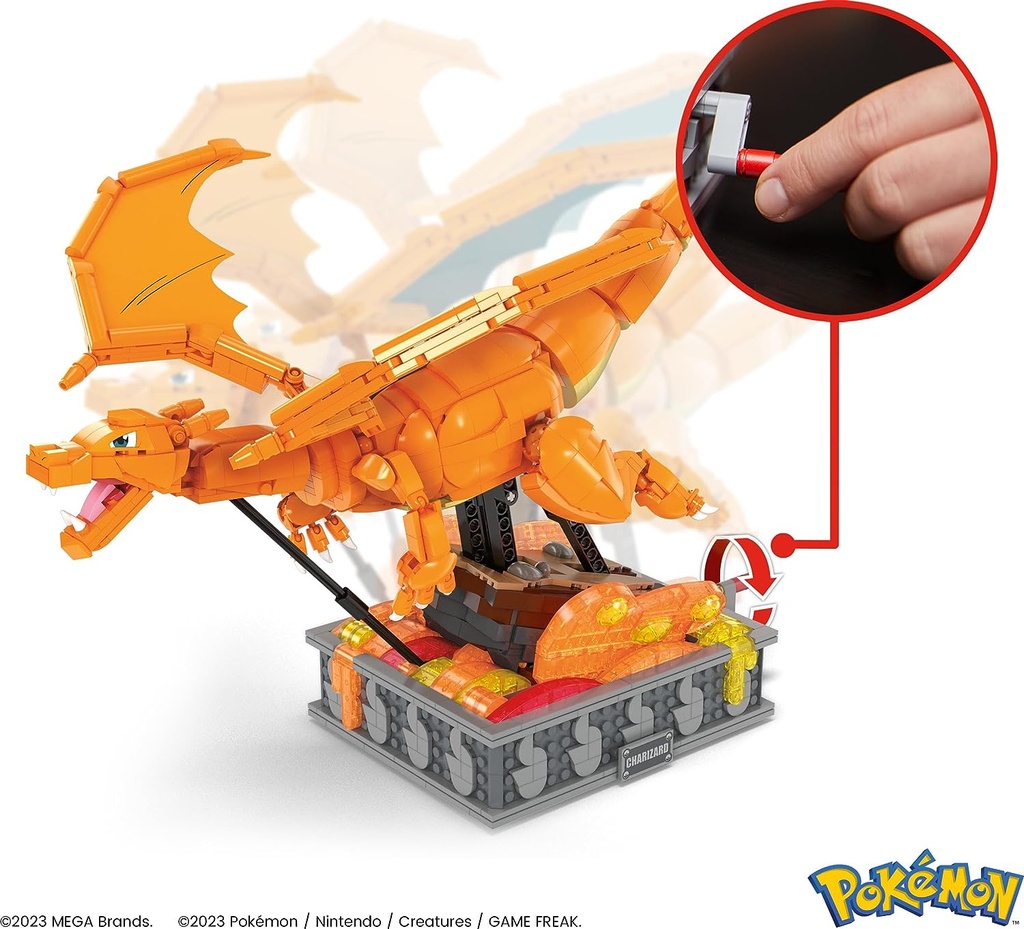 POKEMON CONSTRUYE CHARIZARD M.