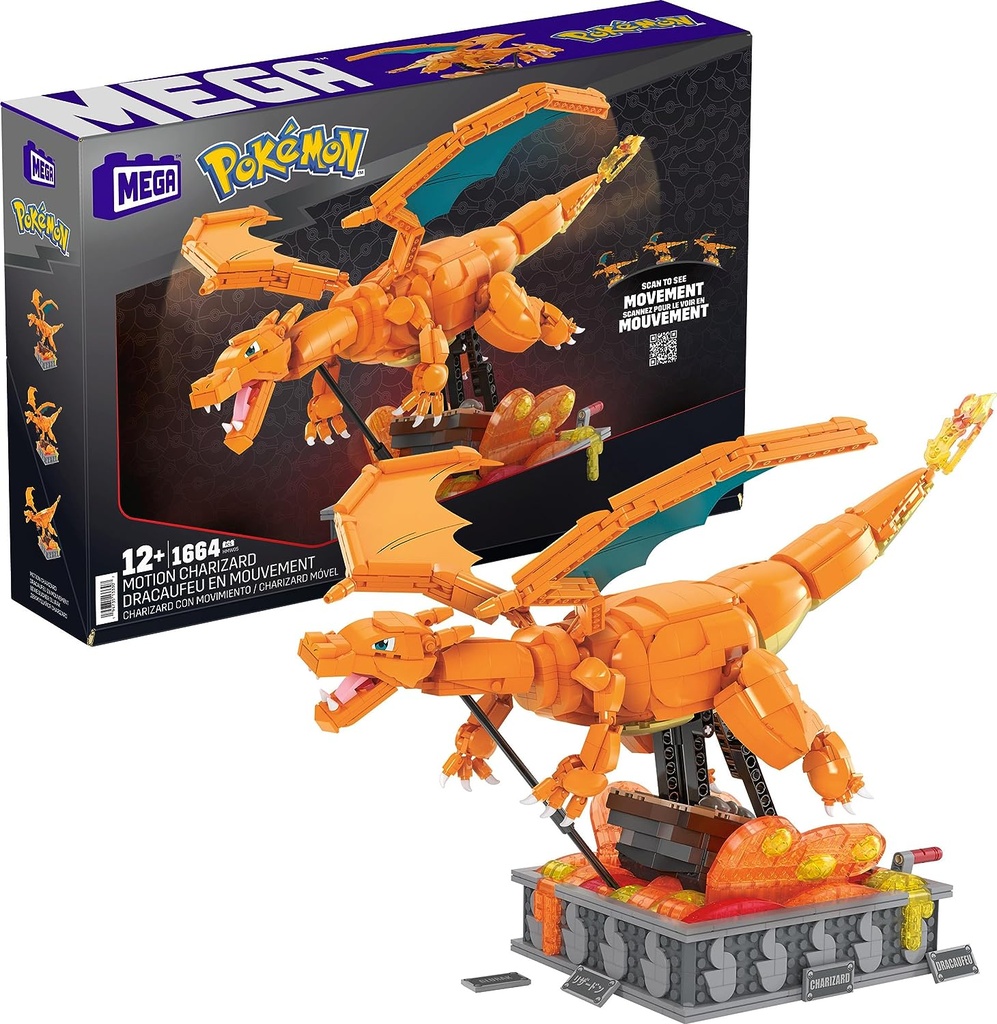 POKEMON CONSTRUYE CHARIZARD M.
