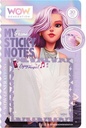 POST IT TRANSP. WOW GENERATION