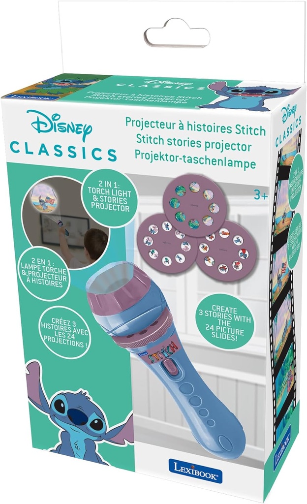 PROYECTOR+LINTERNA DISNEY