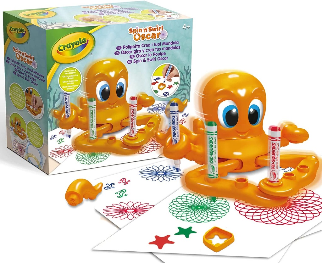 PULPO GIRA Y CREA MANDALAS