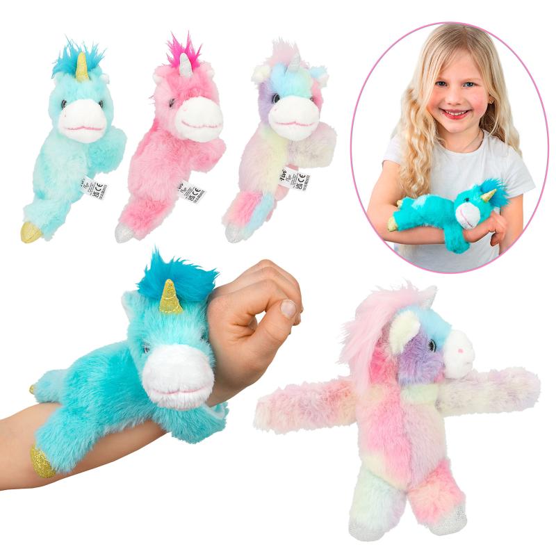 PULSERA SLAP PELUCHE UNICORNIO YLVI