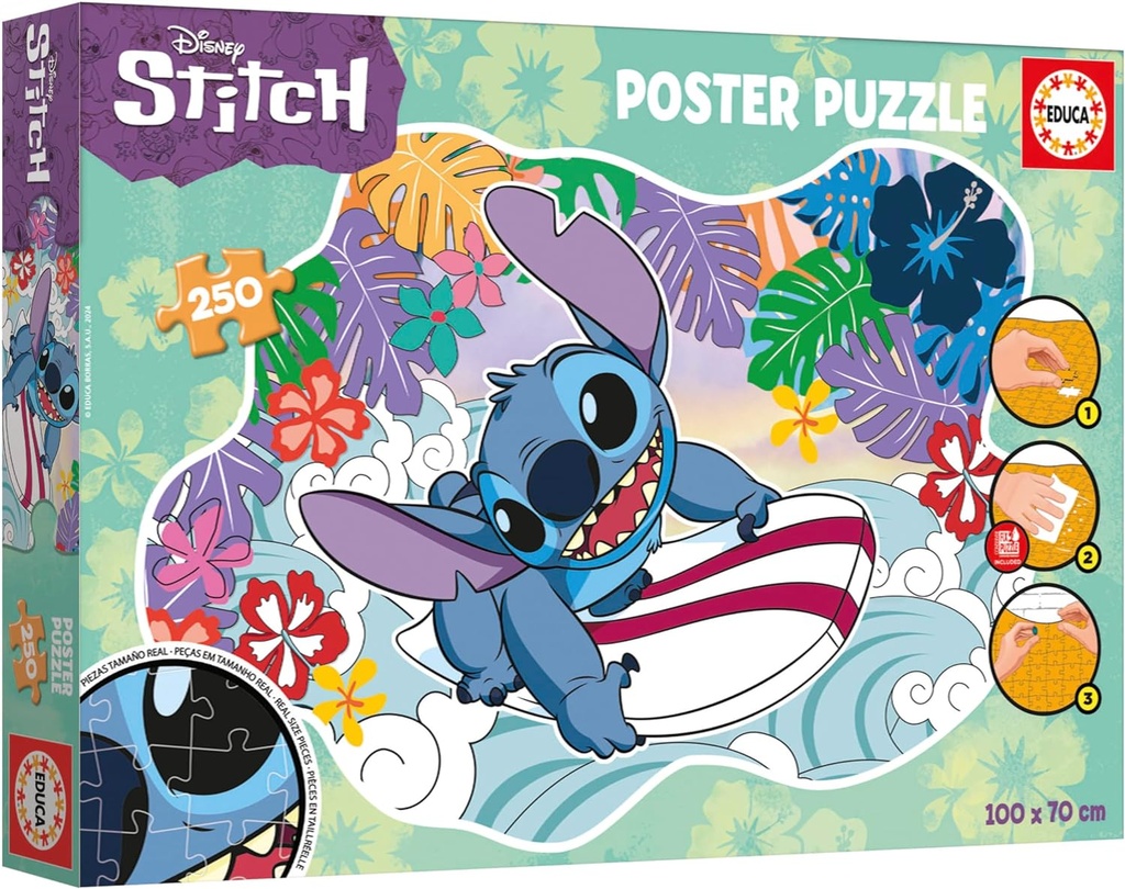 PUZ. 250 STITCH POSTER