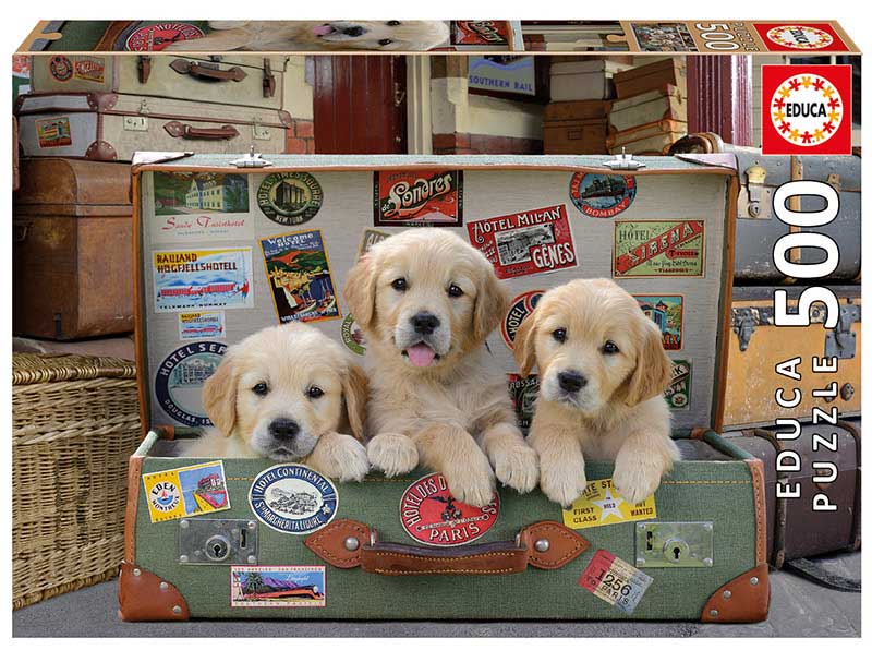 PUZ. 500 CACHORROS EQUIPAJE