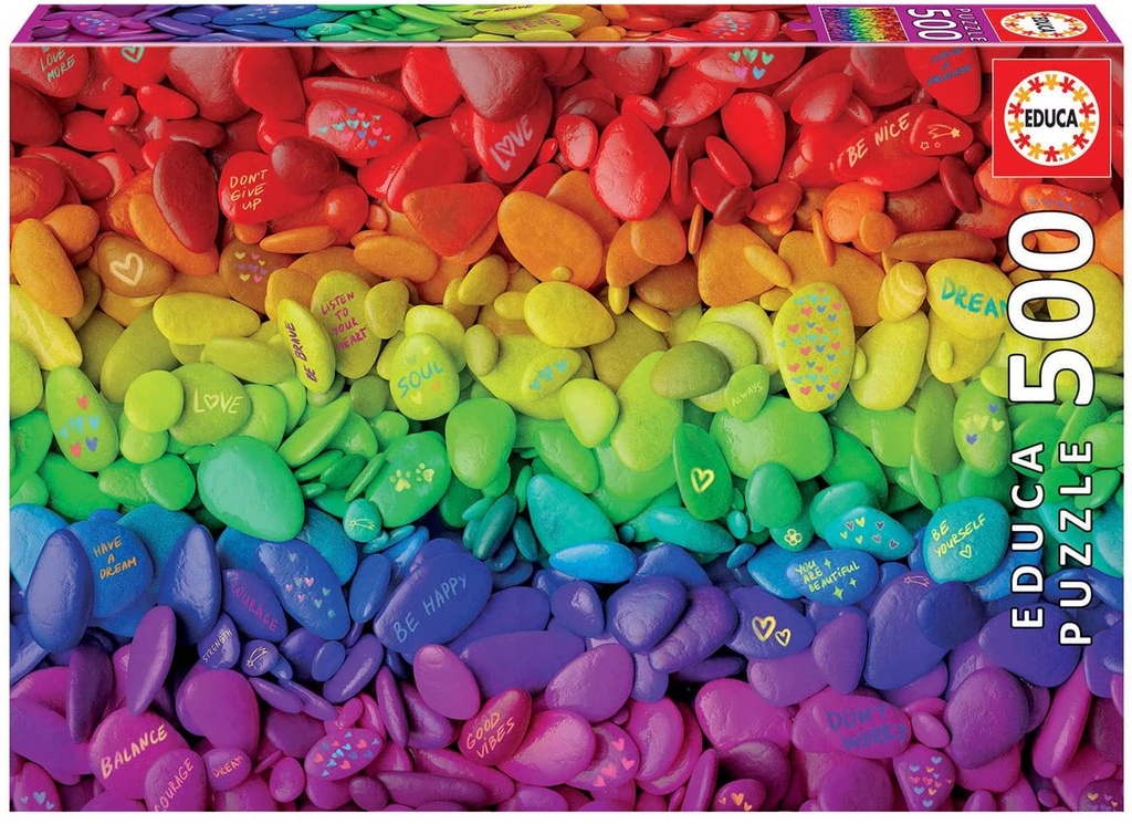 PUZ. 500 PIEDRAS DE COLORES