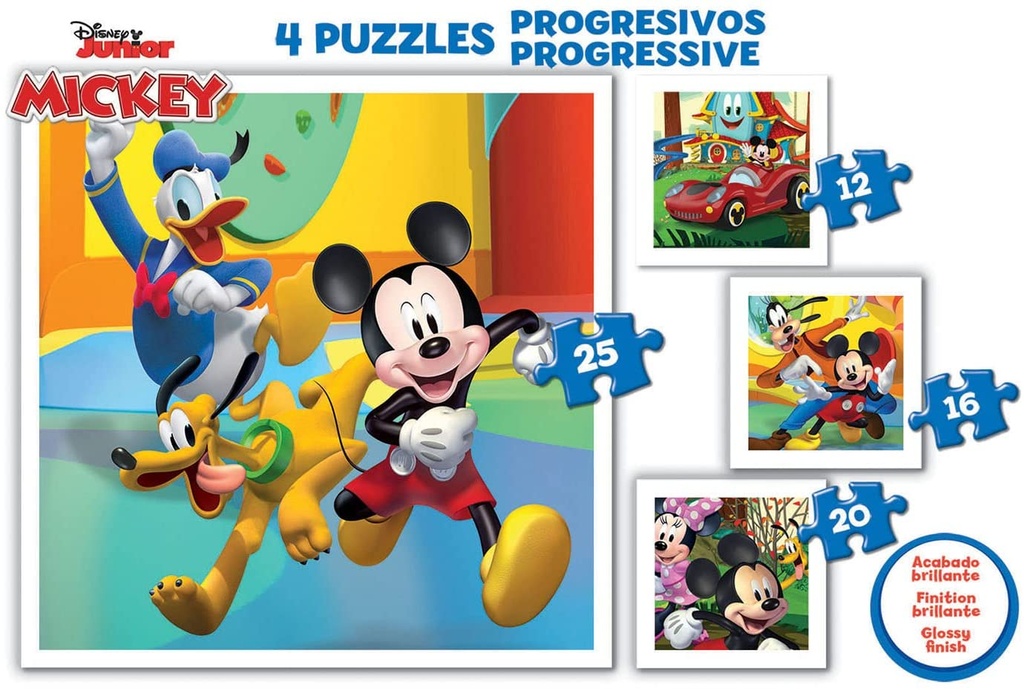 PUZ.12+16+20+25 MICKEY & FR.