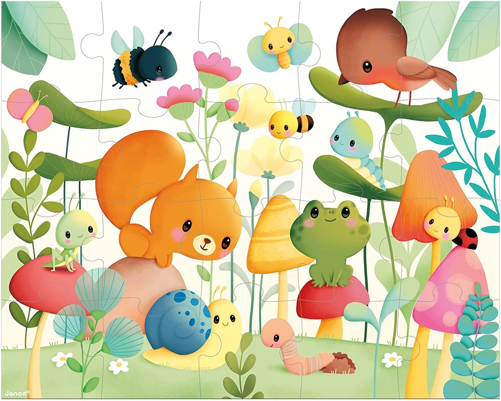 PUZZLE COMPAÑEROS JARDIN