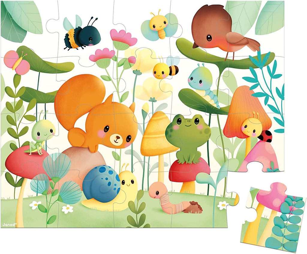 PUZZLE COMPAÑEROS JARDIN