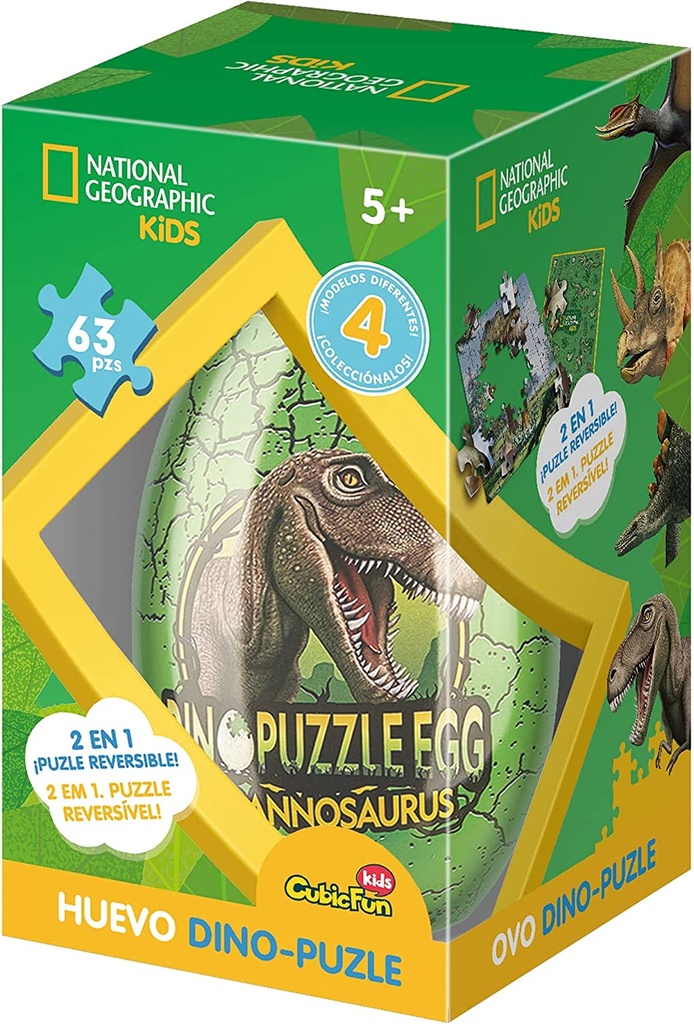 PUZZLE HUEVOS DINOSAURIO SURT.