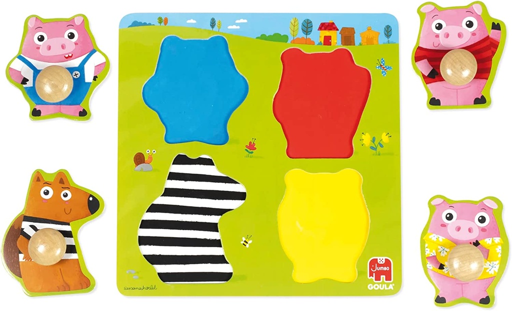 PUZZLE LOS 3 CERDITOS