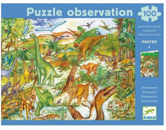 PUZZLE OBSERVACION DINOSAURIOS