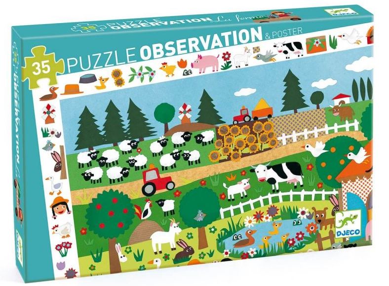 PUZZLE OBSERVACION LA GRANJA