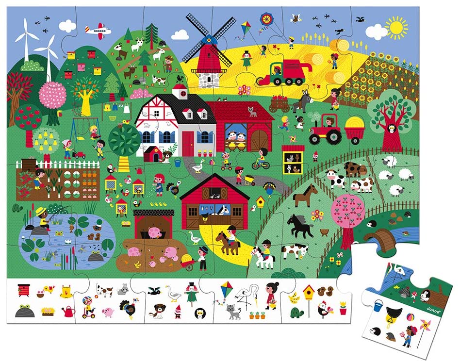 PUZZLE OBSERVACION LA GRANJA