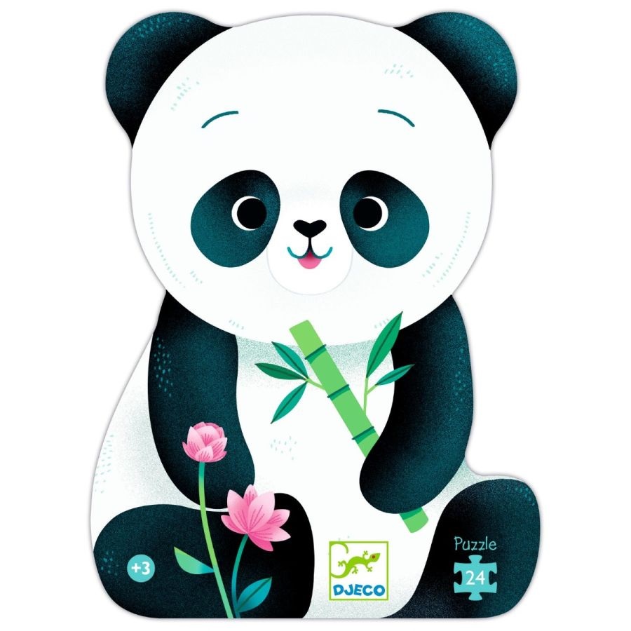 PUZZLE SILUETA LEO EL PANDA