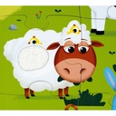 PUZZLE TACTIL ANIMALES GRANJA