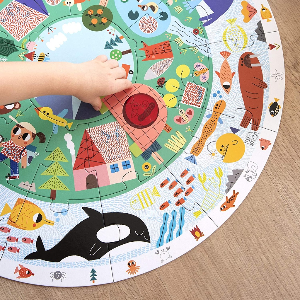 PUZZLE XXL DESCUBRE ANIMALES