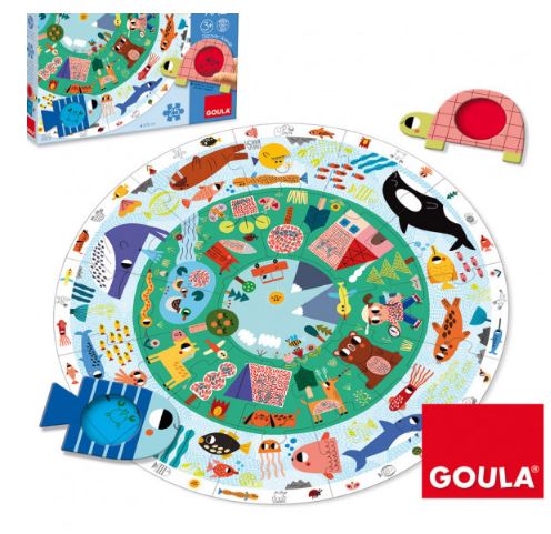 PUZZLE XXL DESCUBRE ANIMALES