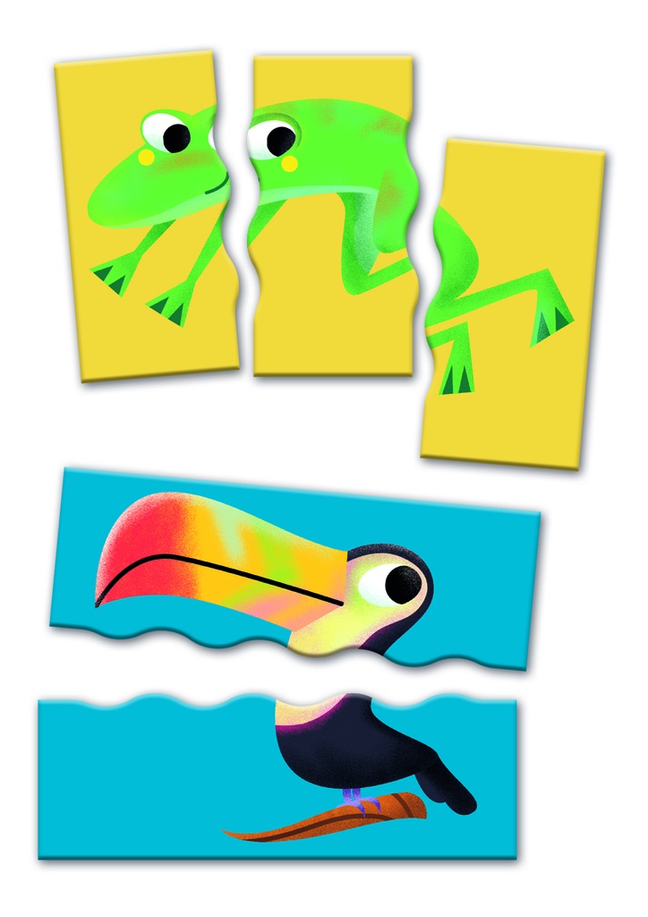 PUZZLES FORMA ANIMALES