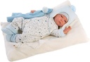 REBORN 42 CMS PIJAMA AZUL
