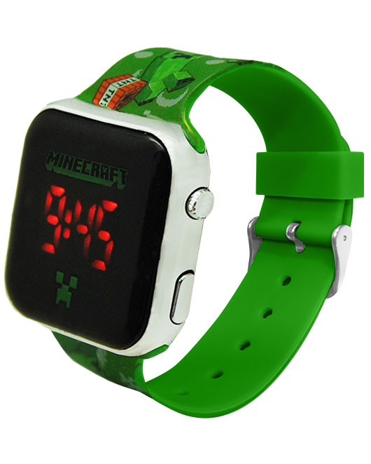 RELOJ LED MINECRAFT