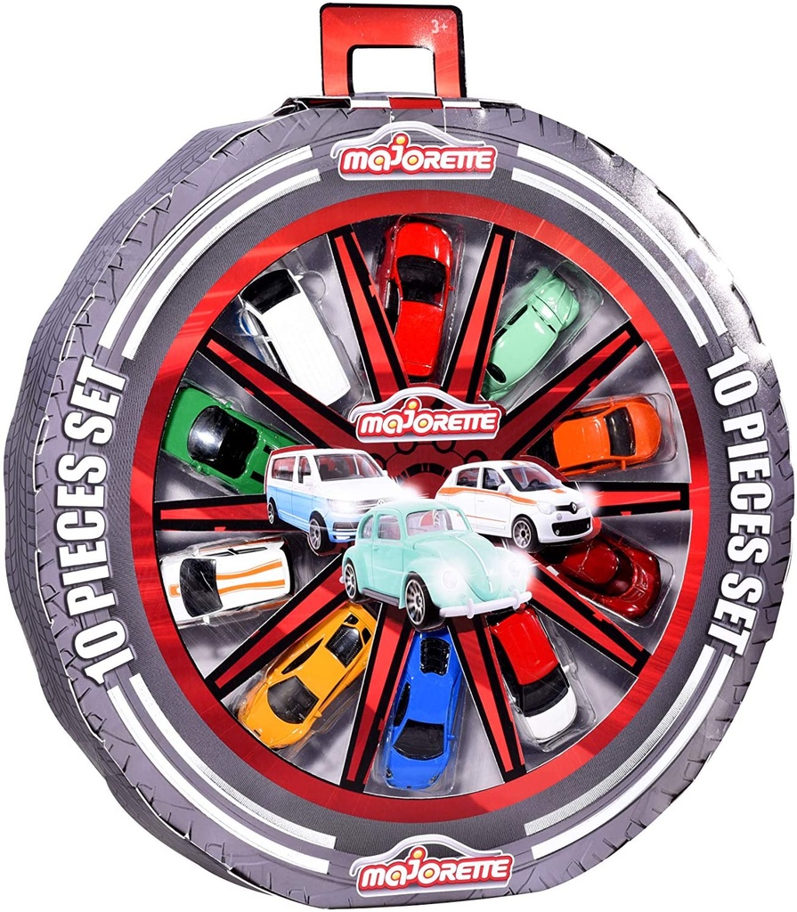 RUEDA 10 COCHES MAJORETTE