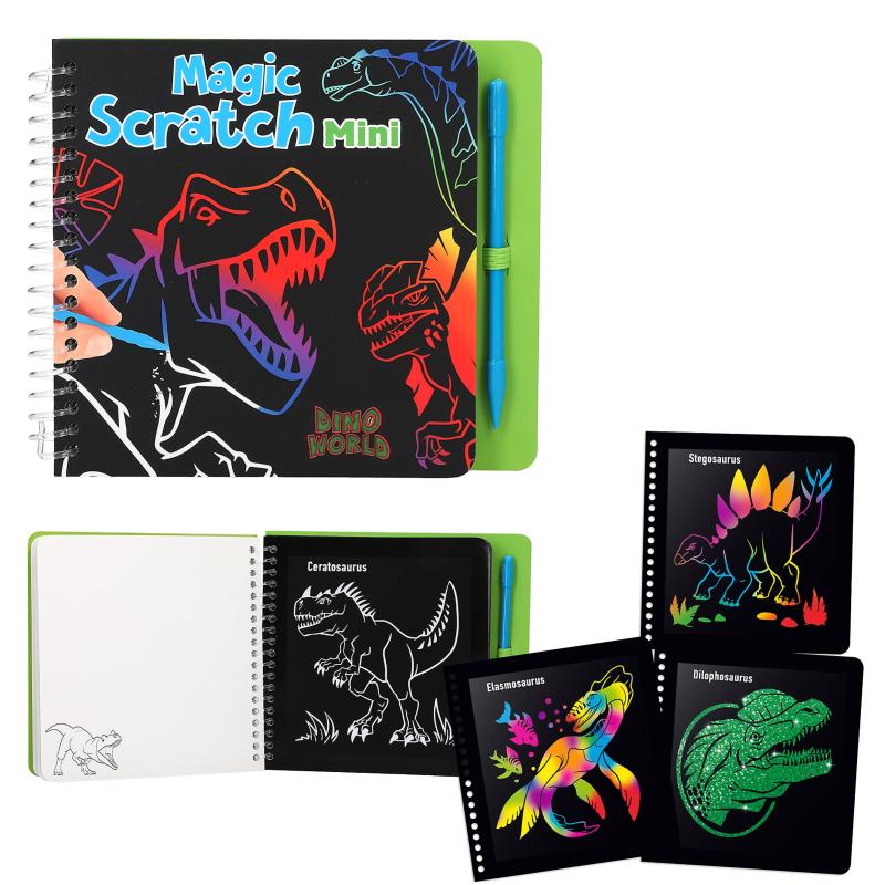 SCRATCH BOOK MINI MAGIC DINO WORLD