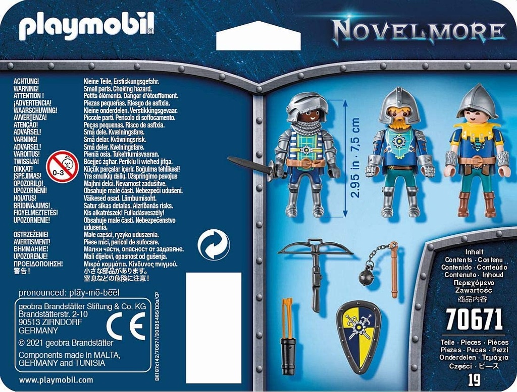 SET 3 CABALLEROS DE NOVELMORE