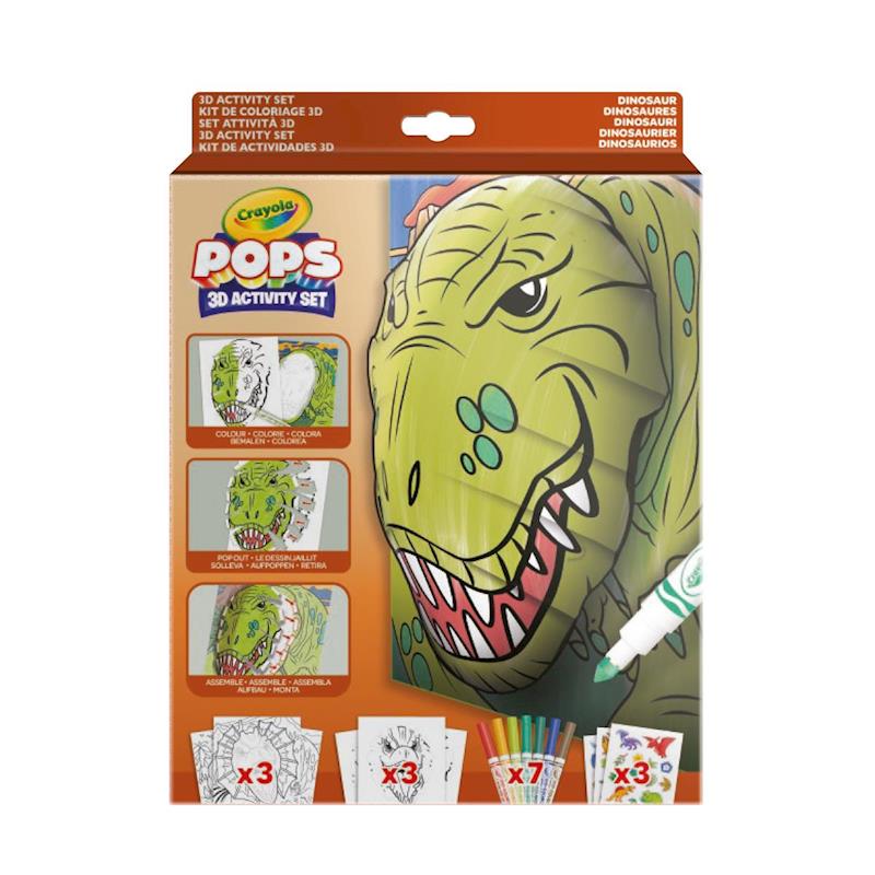 SET ACTIVIDADES POPS DINOSAUR.